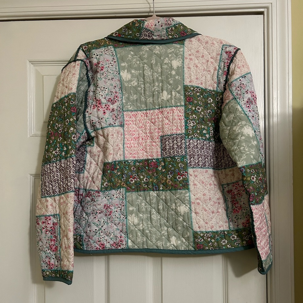 NWT Conditions Apply Printed Quilted Jacket - Picture 4 of 8
